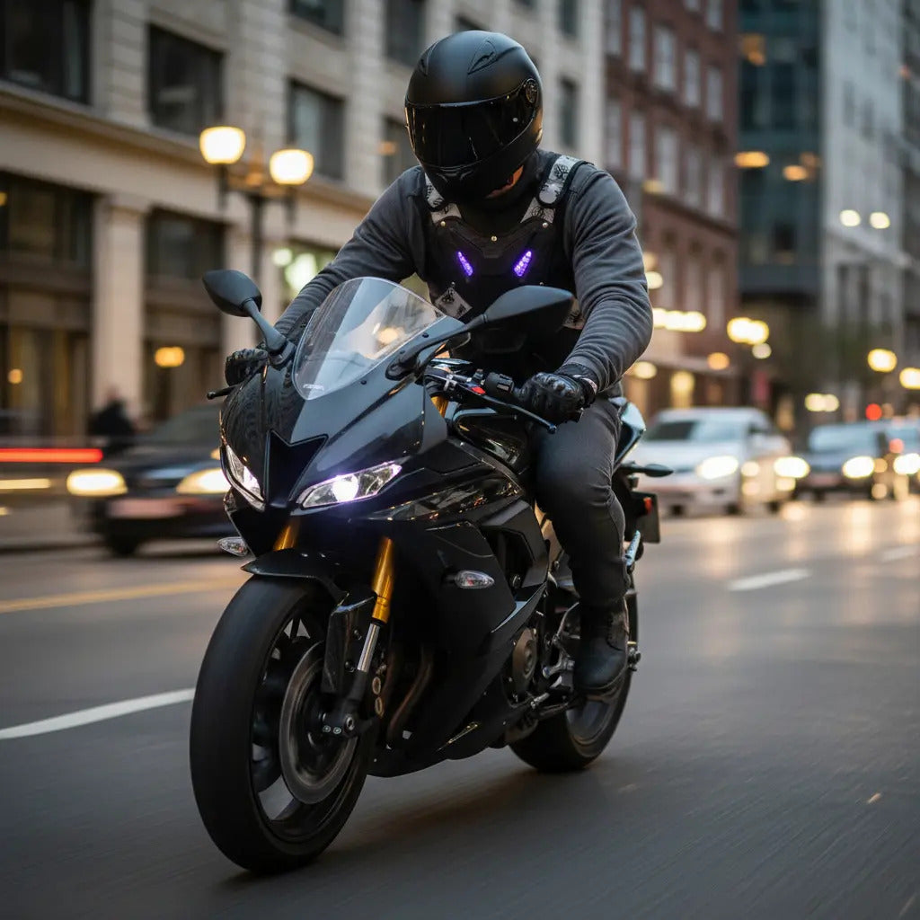 Chaleco Protección Con Armadura Para Moto Pechera Armor