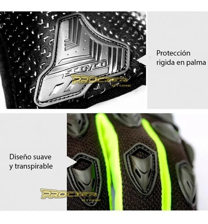 Guantes Protección Moto Scoyco Mc29 Procter