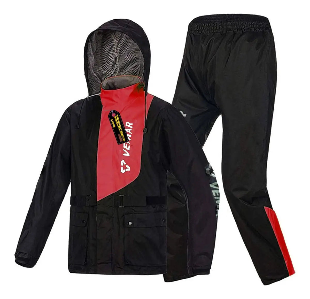 Traje Tipo Sudadera De Chaqueta Impermeable Y Pantalón