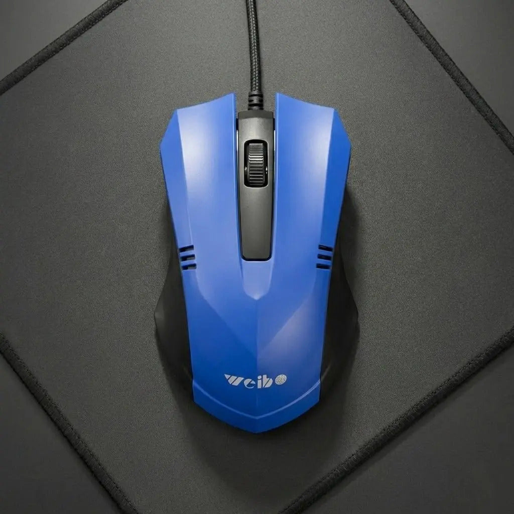 Mouse Weibo Fc 201 Optico Usb 3.0 Alambrico