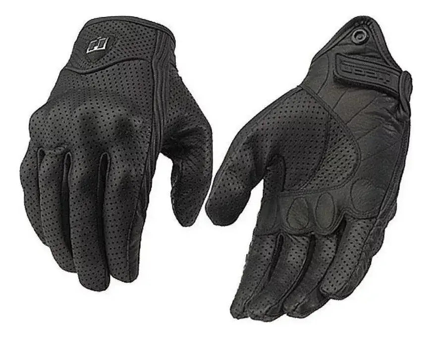 Guantes Para Dama Pursuit En Cuero Moto Protección