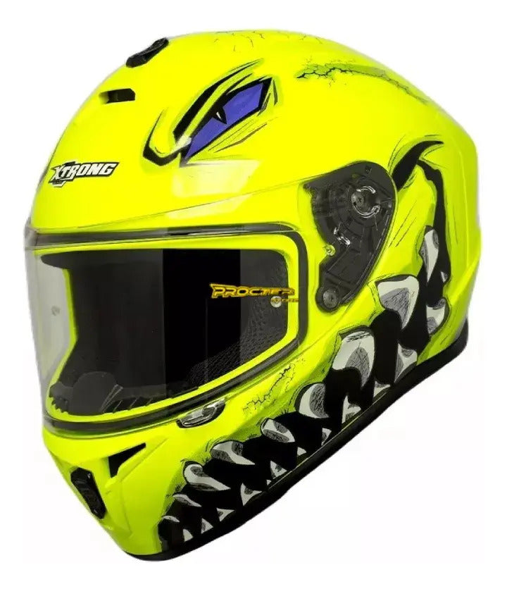 Casco Integral Para Moto Certificado Hombre Mujer Xtrong
