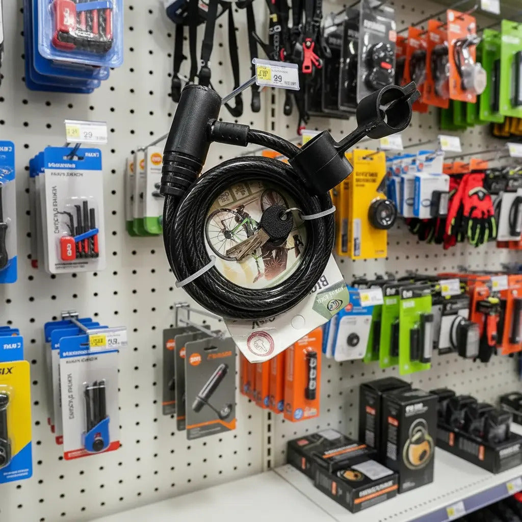 Candado Guaya Llave Seguro Para Bicicleta Moto