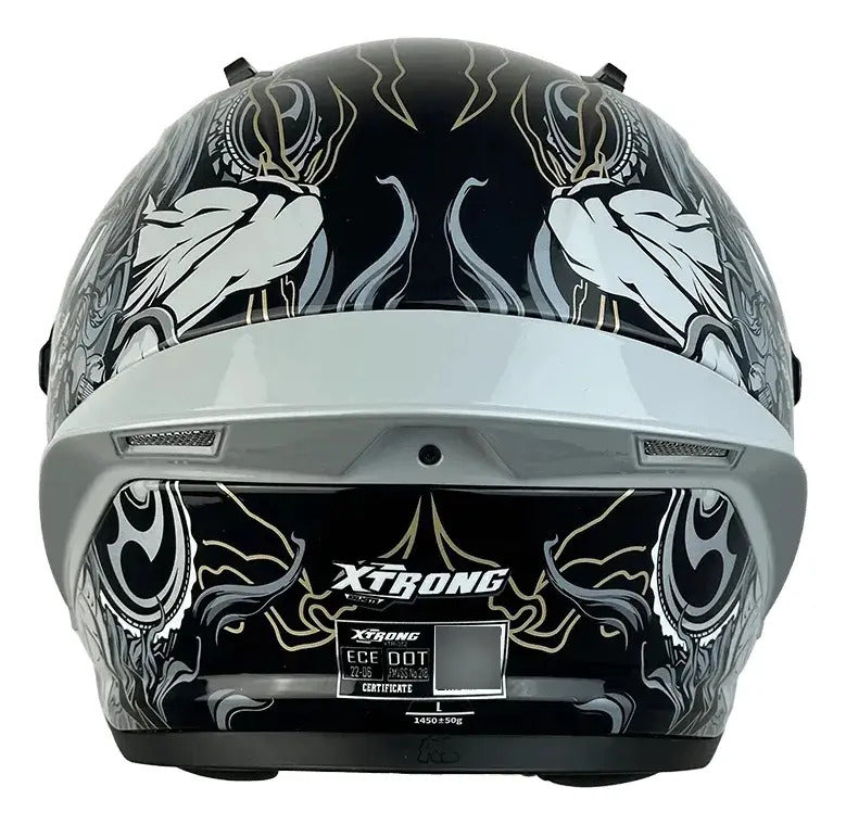 Casco Xtrong Integral Visor Magnetico Deportivo Certificado