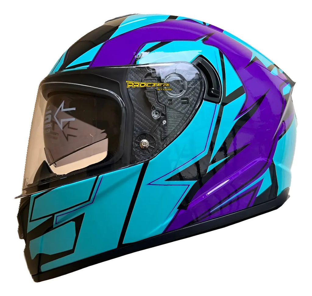 Casco Integral Moto Xecuro Doble Visor Certificado Gafas