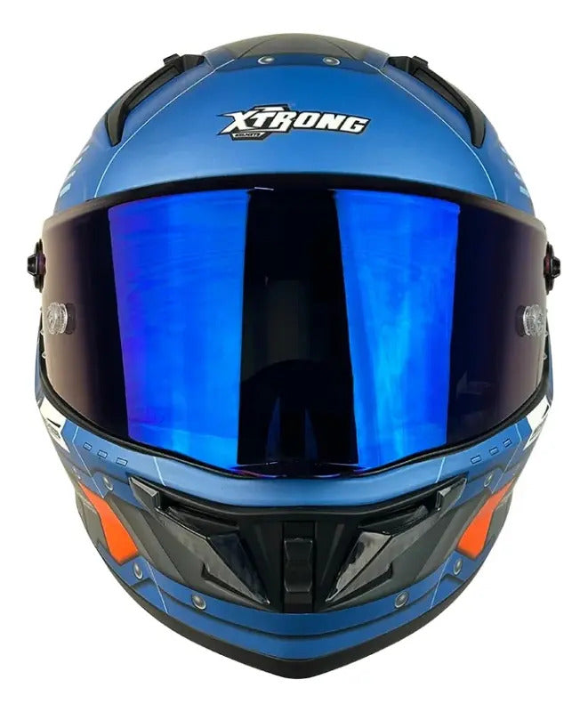 Casco Xtrong Integral Visor Magnetico Deportivo Certificado