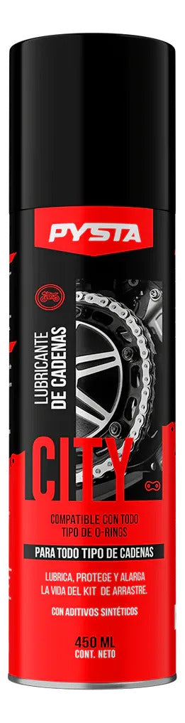 Lubricante De Cadena Pysta 450ml Con Cepillo Moto