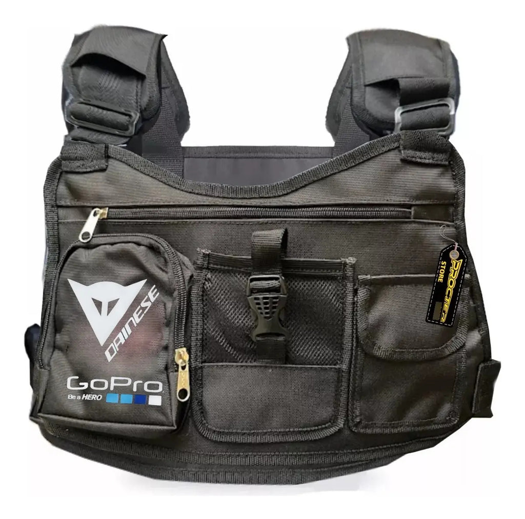 Pechera Moto Cangurera Porta Celular Multiusos