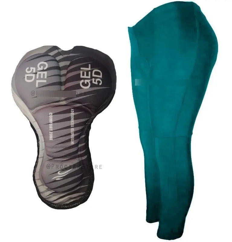 Lycra Para Mujer Larga Con Badana Pantalon Ciclismo Dama