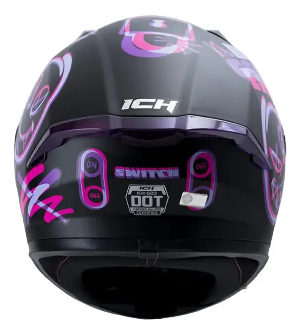 Casco Ich 503 Mujer Hombre Diseño Integral Certificado