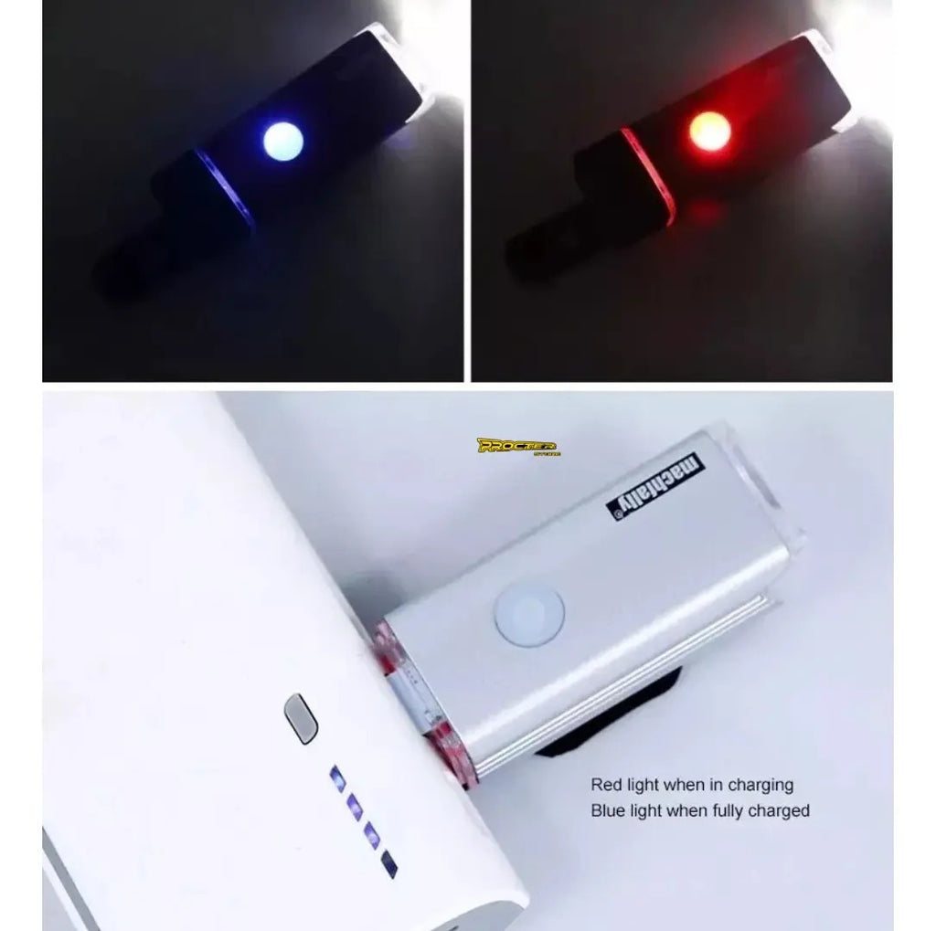 Luz Recargable Usb En Aluminio Machfally 180 Lumens