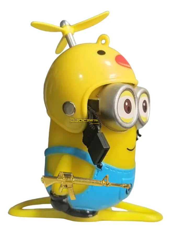 Minion Para Carro Moto Bicicleta Accesorio De Lujo Arma