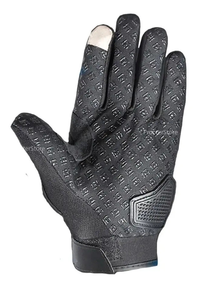 Guantes Con Proteccion  Metalizada Y Tactiles Moto Bici