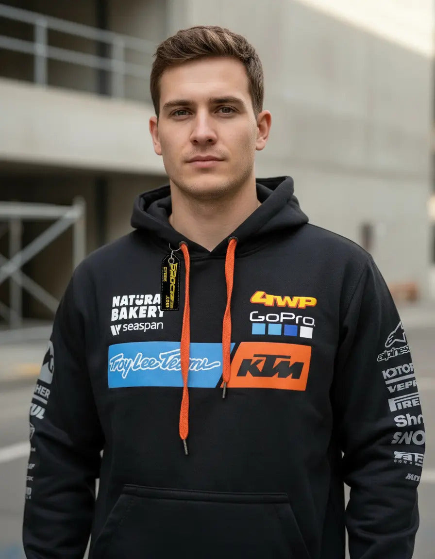 Buzo Hoodie Motero Buzo Con Capota Ktm Pulsar Honda