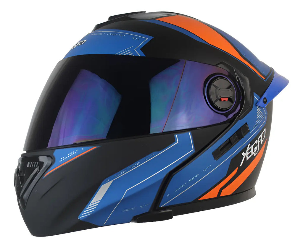 Casco Abatible Certificado Mujer Hombre Xecuro Doble Visor