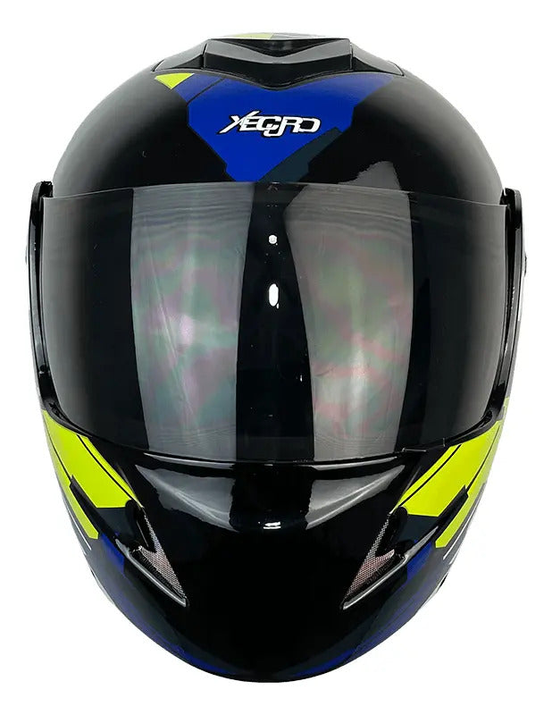 Casco Certificado Para Niños Abatible Con Gafas Xecuro 905