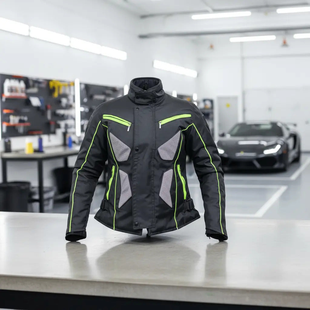 Chaqueta Para Motociclistas Dotacion Protecciones Reflectiva