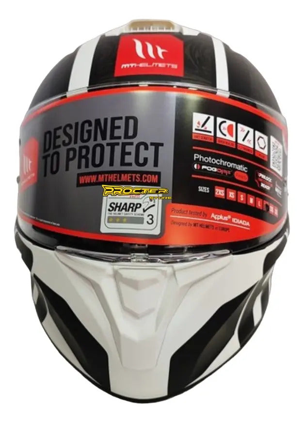 Casco Moto Mt Targo Pro Certificado Ece 2205 Deportivo