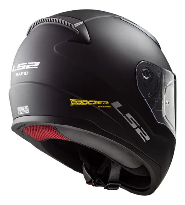 Casco Ls2 Negro Mate 353 Certificado Integral