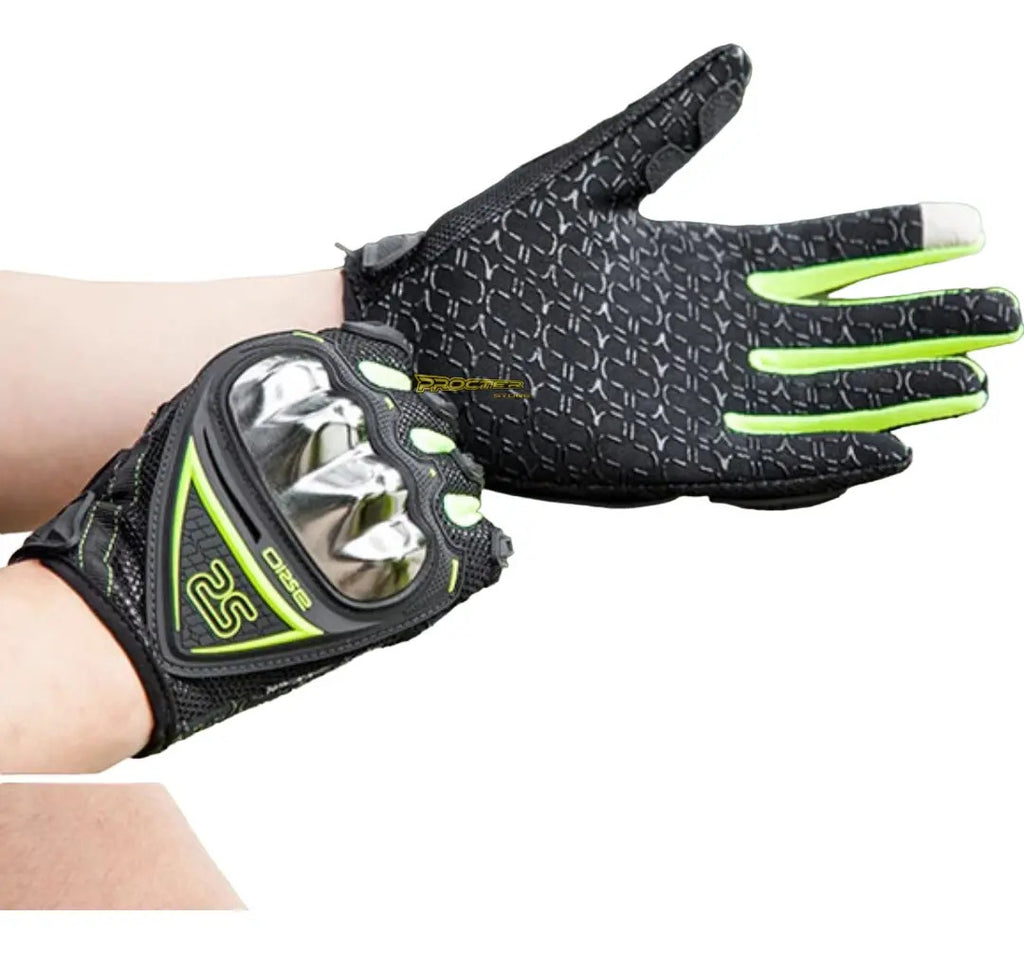 Guantes Tactil Proteccion Nudillos Ciclismo Axio S2 Moto