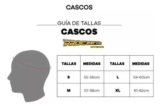 Casco Certificado Xtrong Negro Solid M61