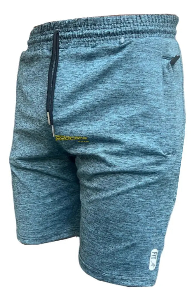 Pantaloneta Licrada Gym Short Hombre Deportivo