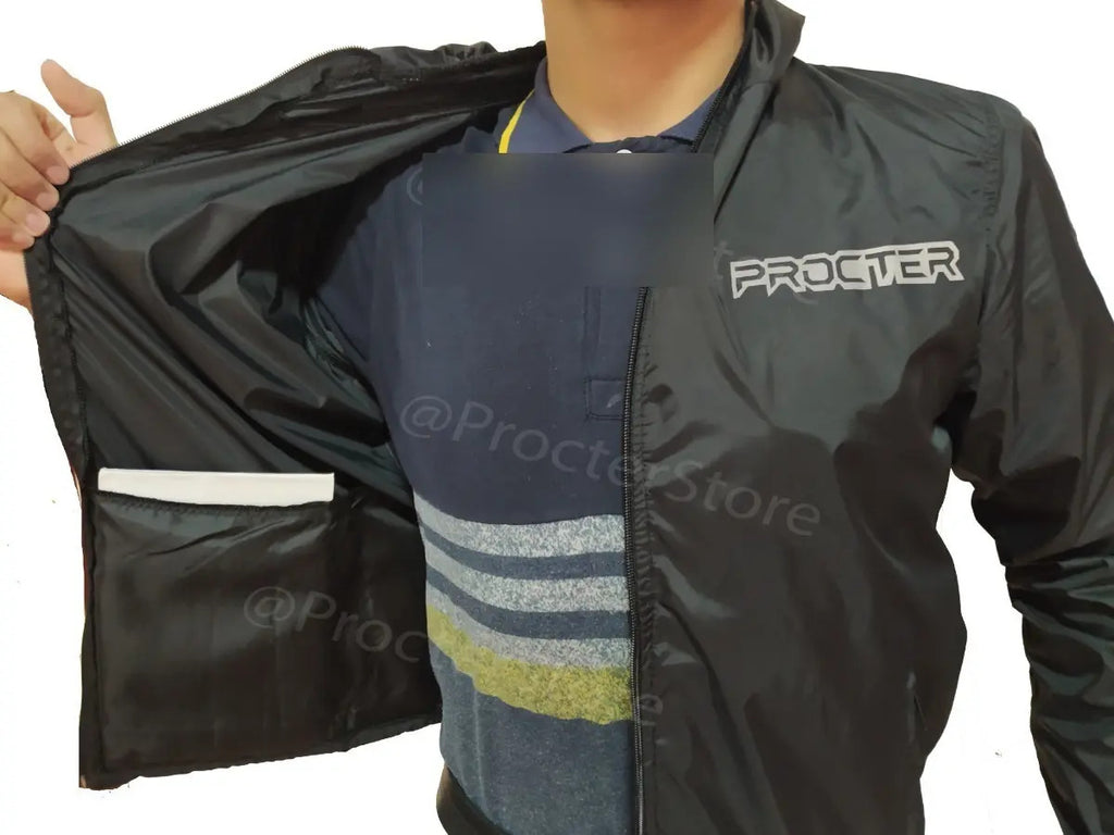Chaqueta Rompevientos Para Ciclismo Liviana Con Reflectivo