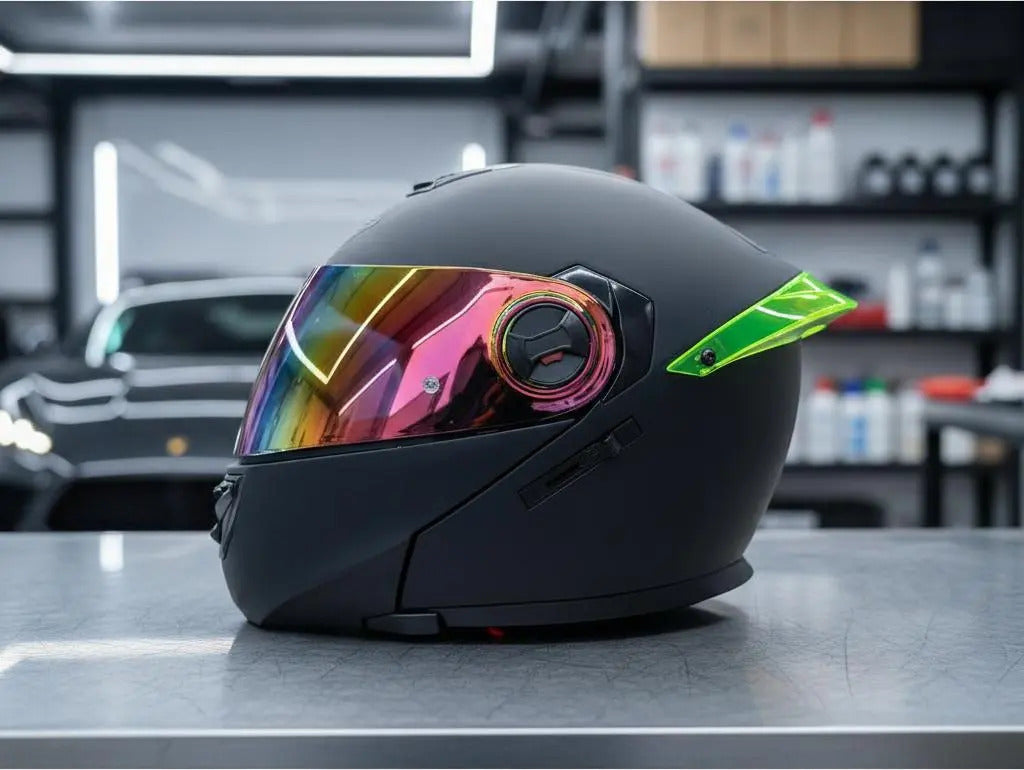 Casco Abatible Certificado Mujer Hombre Xecuro Doble Visor