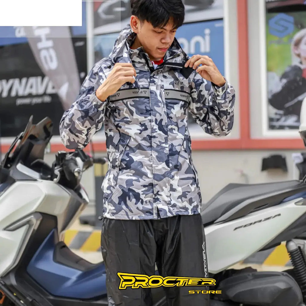 Sudadera Impermeable Vemar Reforzado Conjunto Camuflado