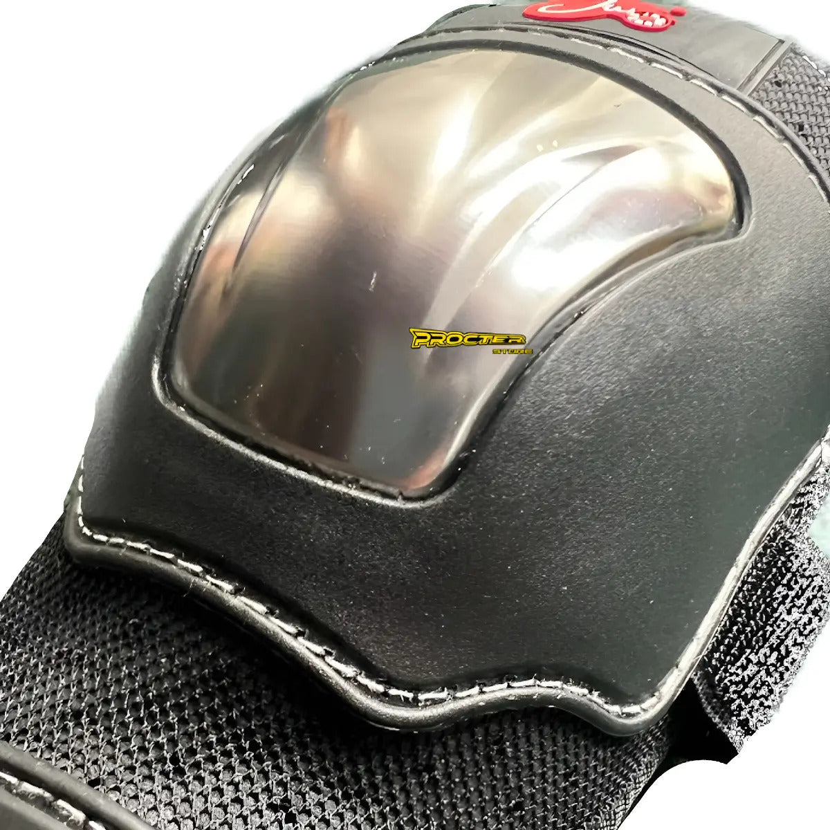 Rodilleras + Coderas Protectoras Moto Deportes Metalizadas