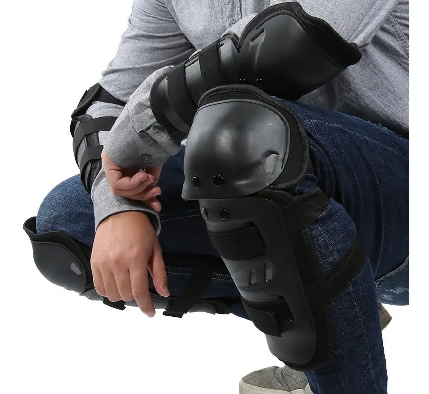 Kit Rodilleras Coderas Proteccion Bici Deportes Moto Procter