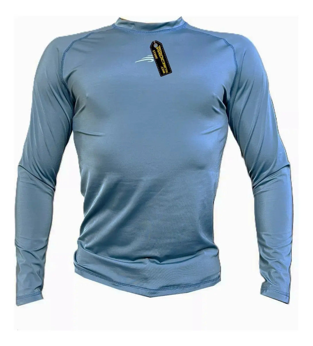 Buzo Deportivo Camiseta Larga Slim Fit Gym Lycra Fria Uv