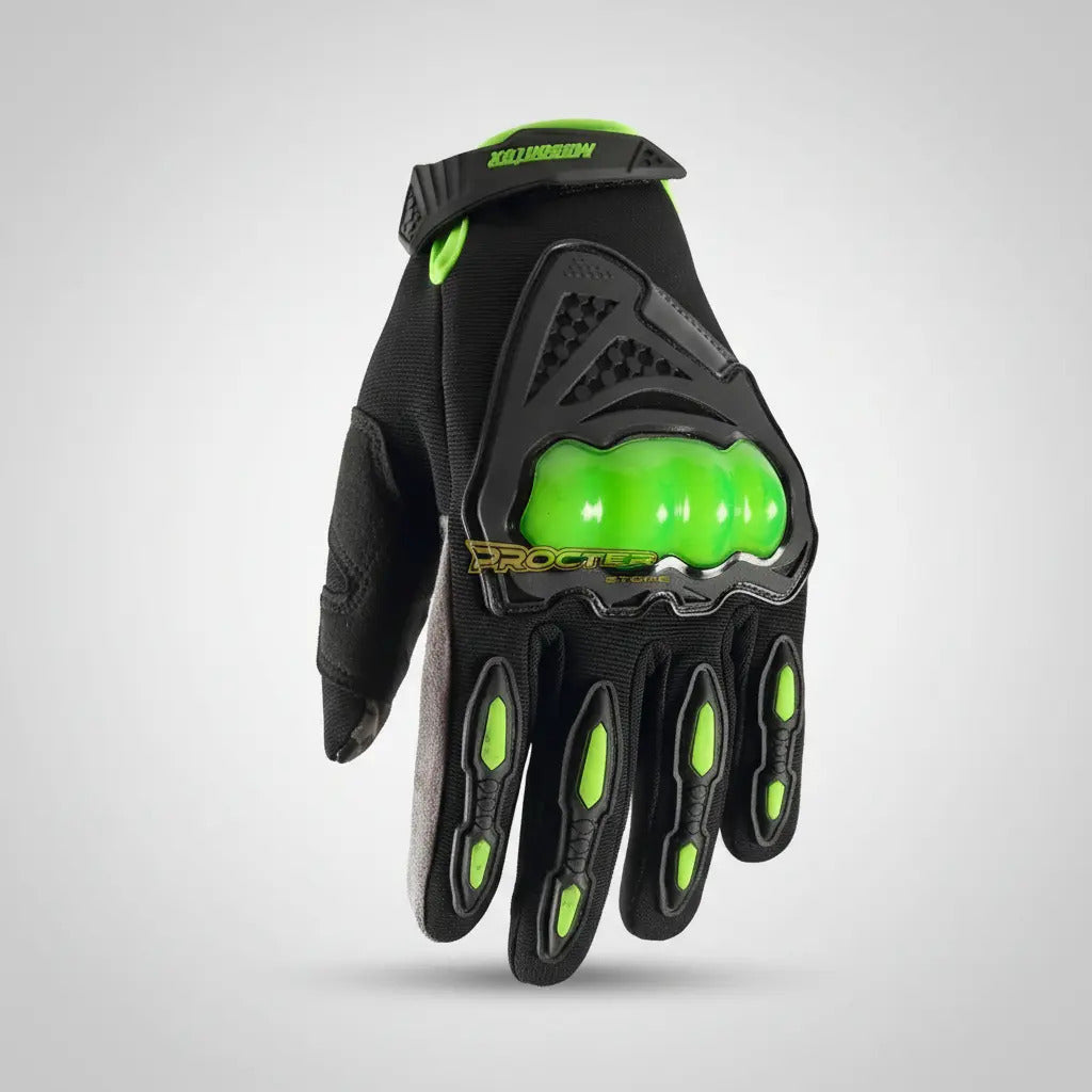 Guantes Moto Proteccion Nudillos Y Palma Forro Suave
