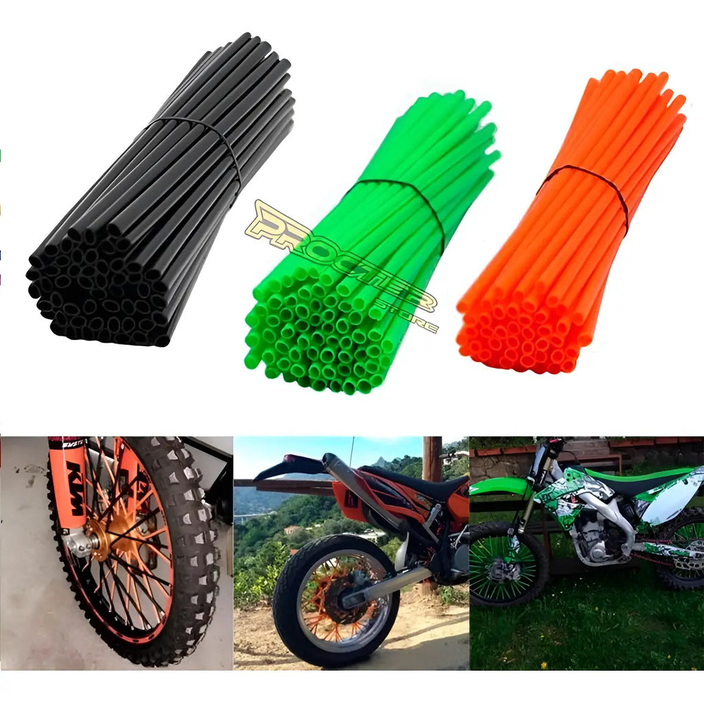 Funda Radios Cubierta Rayos Pitillos Para Moto Bicicleta