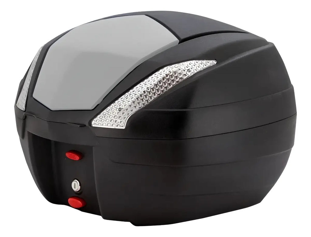 Maletero Para Moto Marca Tomcat 34 Litros Con Base