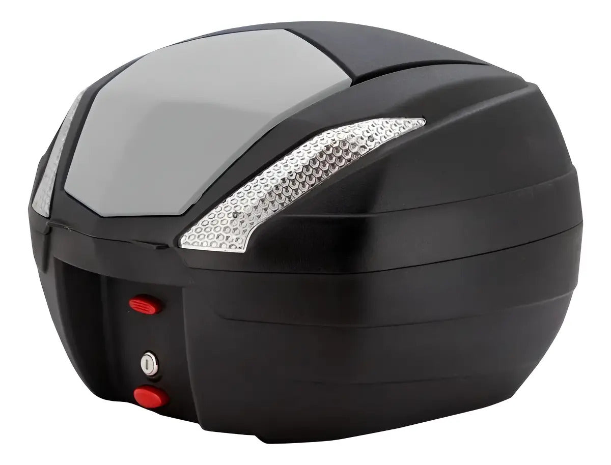 Maletero Para Moto Marca Tomcat 34 Litros Con Base