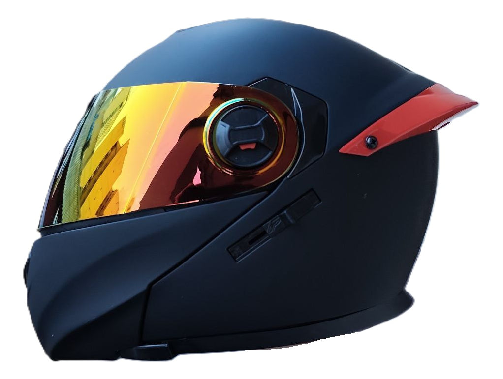 Casco Abatible Certificado Mujer Hombre Xecuro Doble Visor