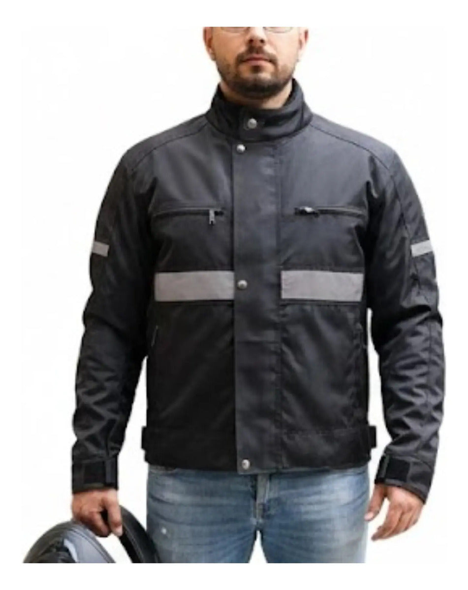Chaqueta Para Motociclistas Dotacion Protecciones Reflectiva