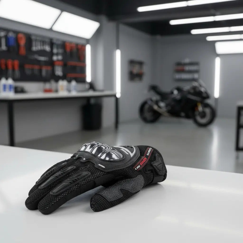 Guantes Para Moto Proteccion Metalizada Scoyco Mc44 Tactiles