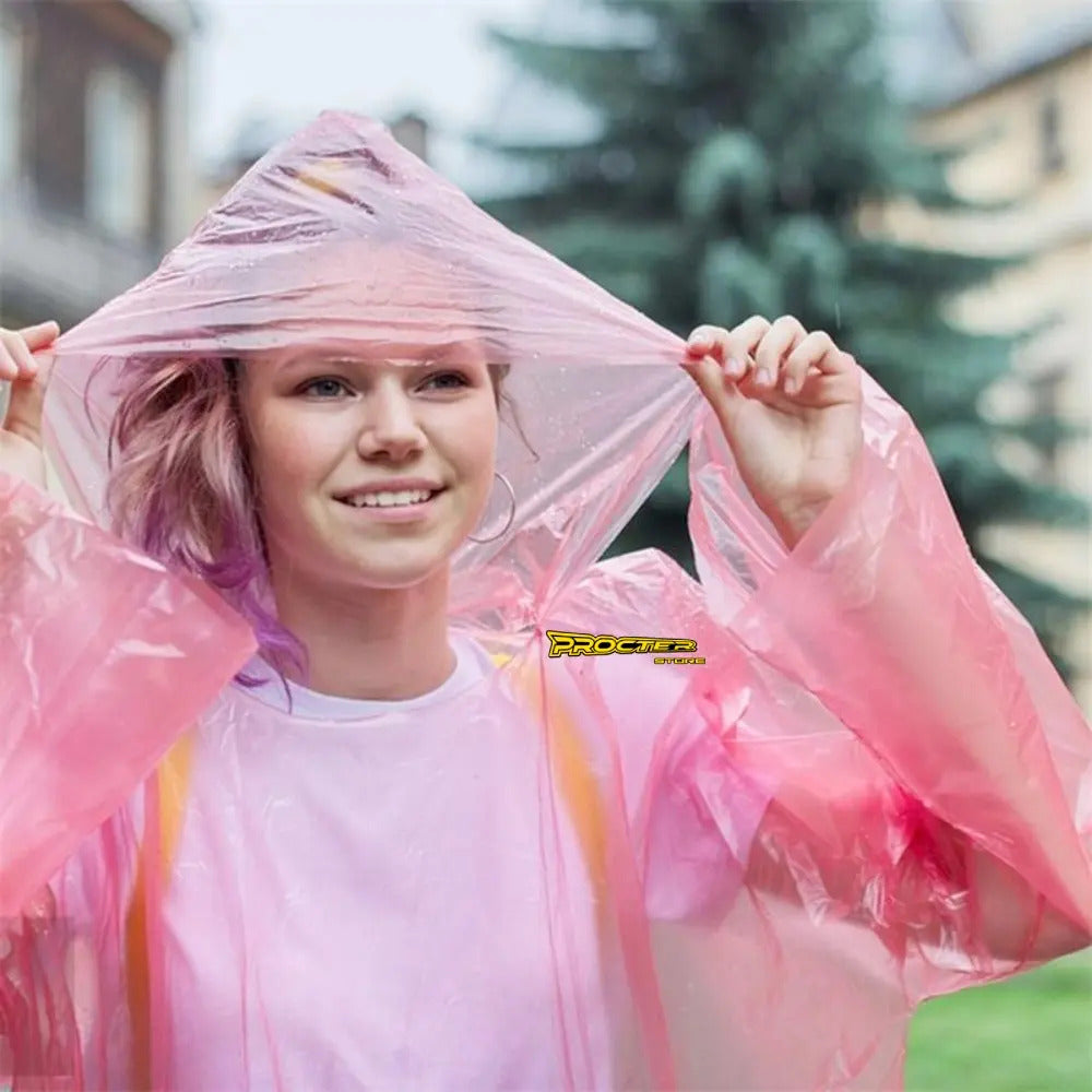 Capa Plástica Delgada Impermeable Tipo Bola