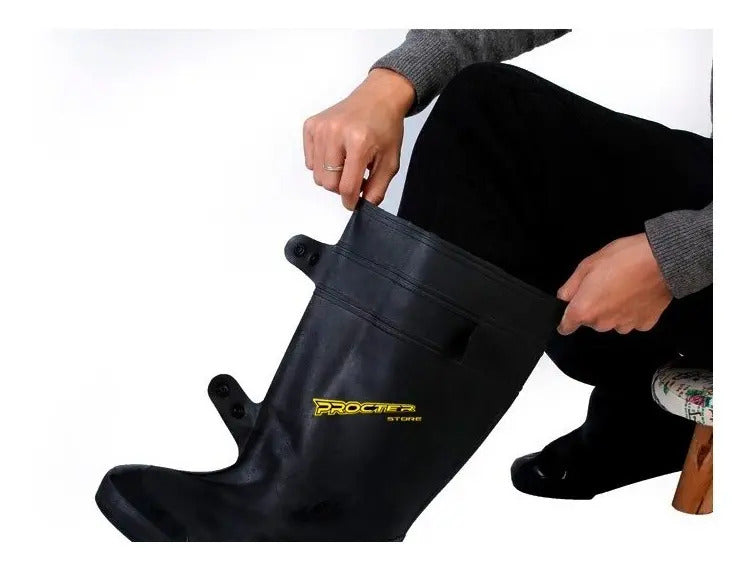 Zapatones Siliconados Caña Larga Botas 100% Impermeables