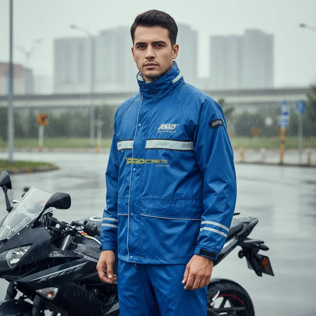 Conjunto Impermeable Sudadera Moto Chaqueta Pantalón Estuche
