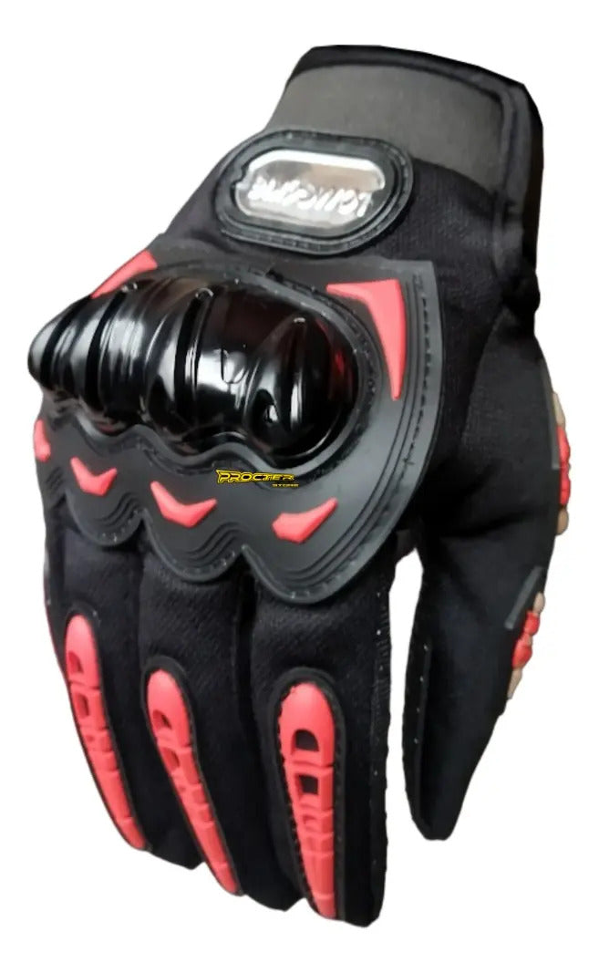 Guantes Protección Nudillos Y Palma Moto Bicicleta Promo