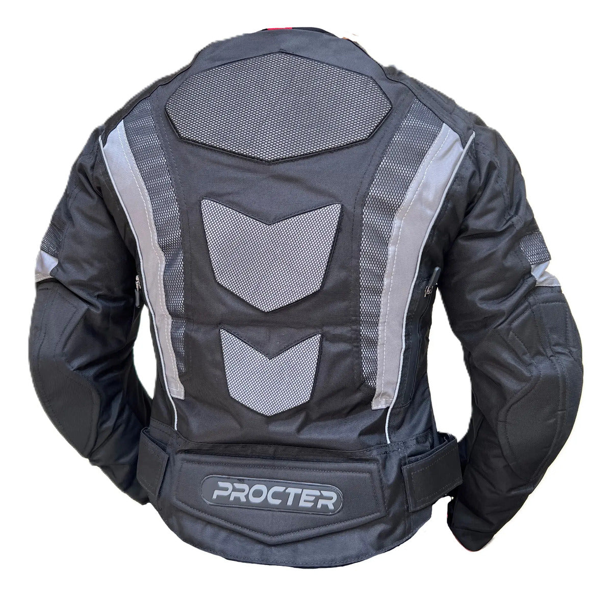 Chaqueta Con Protecciones Y Reflectiva Lona Mujer Moto Dama