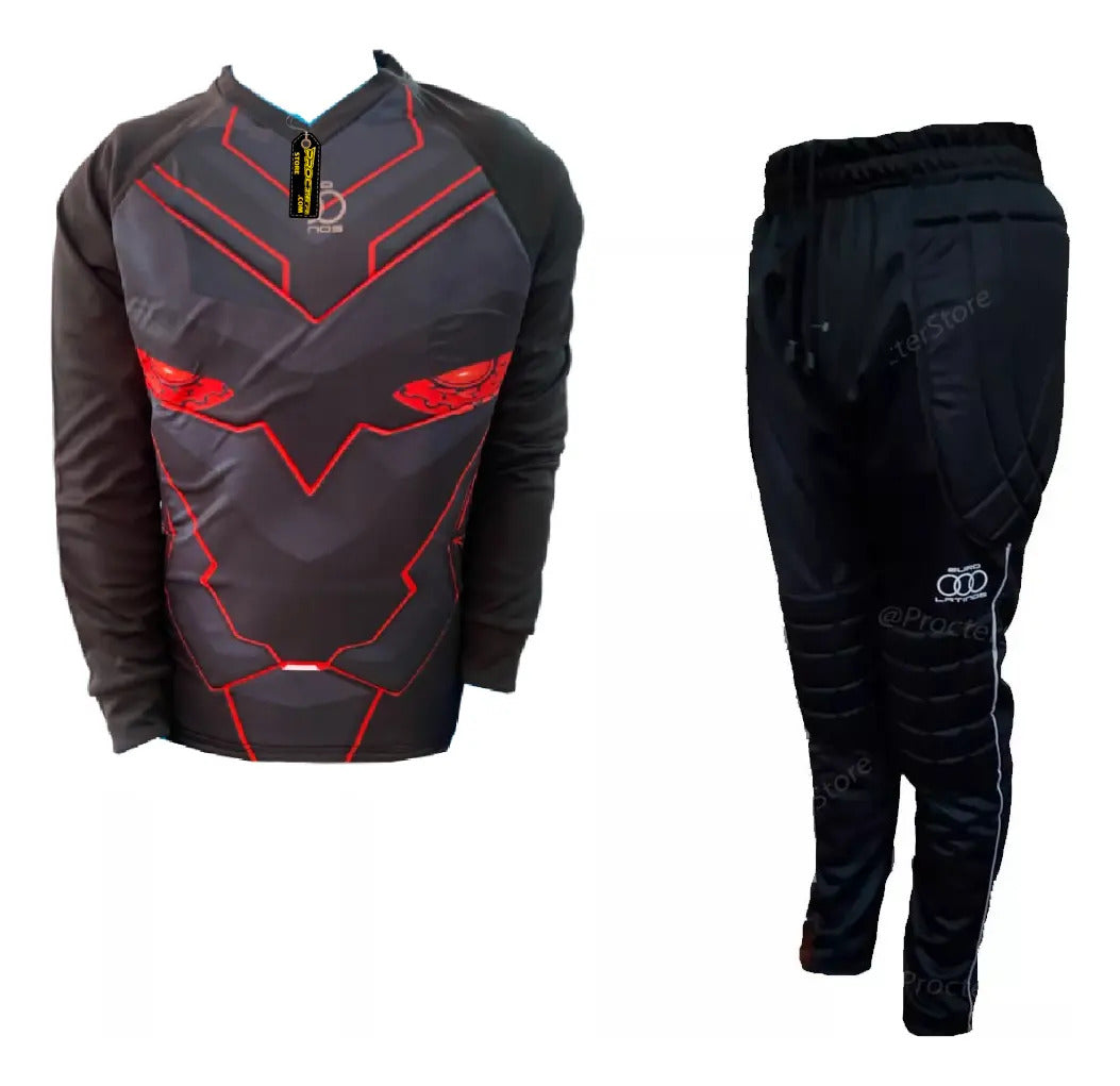Conjunto Arquero Niño Pantalon Y Buzo Portero Uniforme