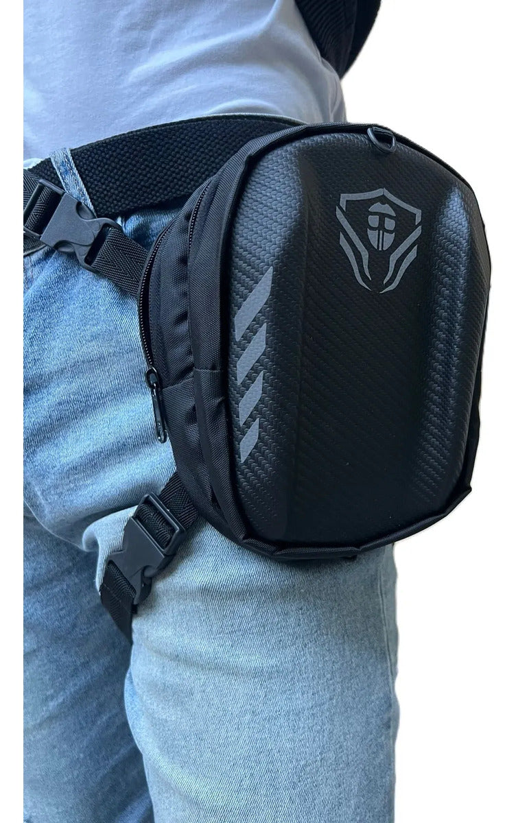 Canguro Piernero Para Motociclista Semi Impermeable Rigido