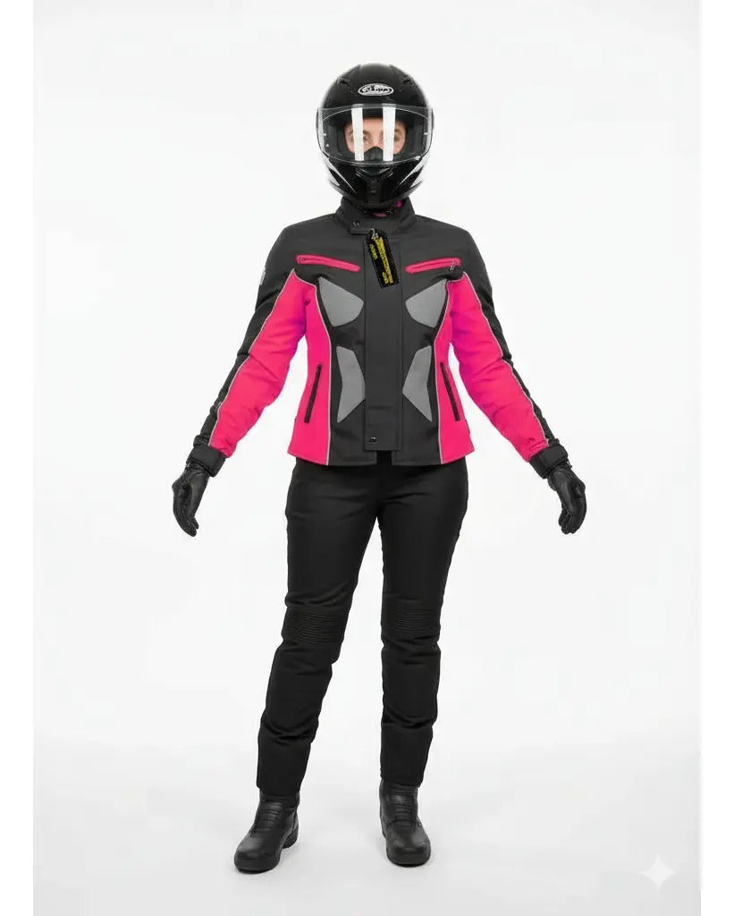 Chaqueta Para Motociclistas Dotacion Protecciones Reflectiva