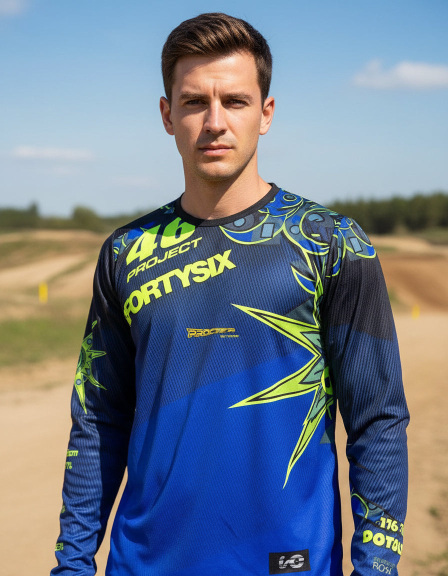 Buzo Manga Larga Mtb Motocross Bicicross Jersey Ciclismo