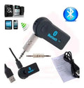 Receptor Bluetooth 3.5mm Adaptador Recargable Con Puerto Tf