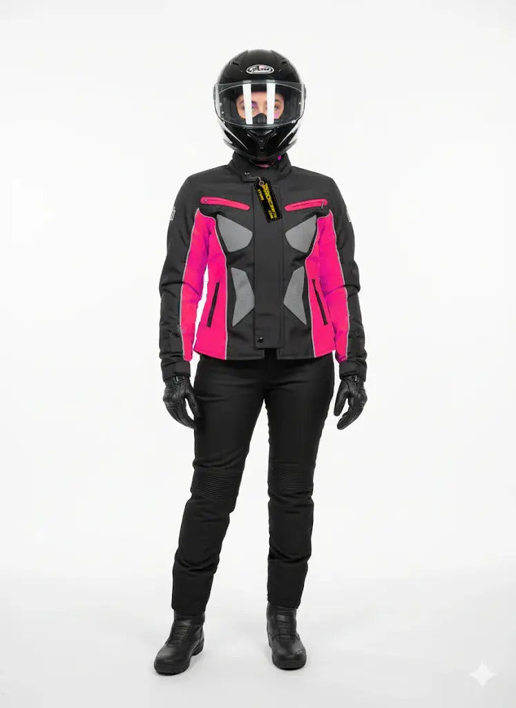 Chaqueta Para Motociclistas Dotacion Protecciones Reflectiva